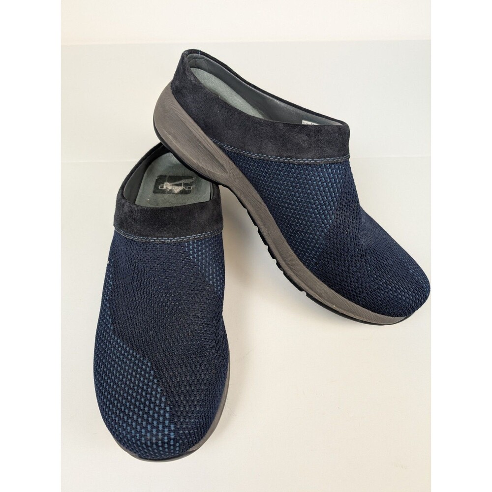 DANSKO Sondra Blue Mesh and Velvet Trim Casual Slip On Shoe Women’s 42 (11-11.5)